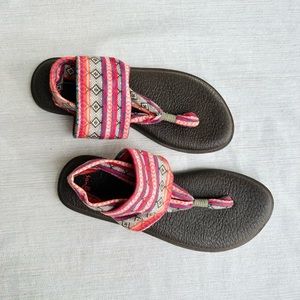 Sanuk ST Yoga Sling Sandal Boho Tribal